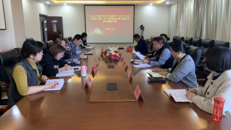 學院黨總支理論學習中心組第十九次學習會 暨主題教育第二次工作推進會
